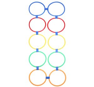 Proskakovací obruče Agility Circles