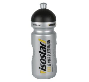 Láhev ISOSTAR  650 ml stříbrná špunt