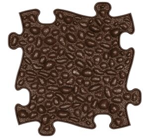 MUFFIK Oblázky - tvrdá hnědá