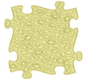 MUFFIK Oblázky - tvrdá pastelová žlutá