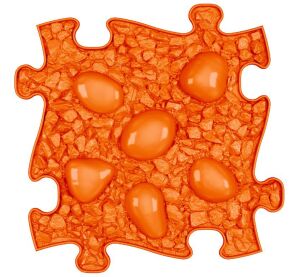 MUFFIK Dinosauří vejce - měkká oranžová