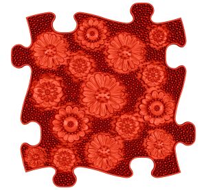 MUFFIK Louka - tvrdá červená