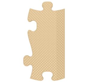 MUFFIK Zakončení Rovina - tvrdá béžová