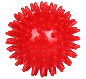 Masážní míček 7 cm soft červený