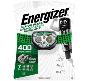 Energizer Headlight Vision Rechargeable 400lm USB