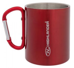 Highlander Hrnek s karabinou - červený