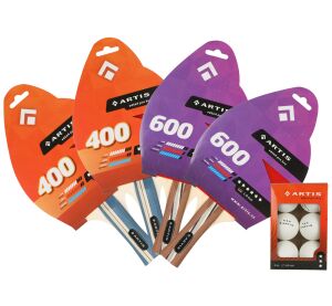 Zvýhodněná sada pálek Artis a míčky 3*