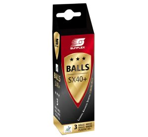 Sunflex míčky SX40 3 star 3 ks