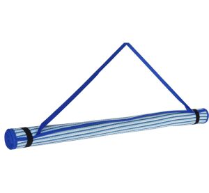 Plážové lehátko 180 x 90 cm modrá