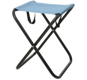 Skládací židlička - kovová modrá