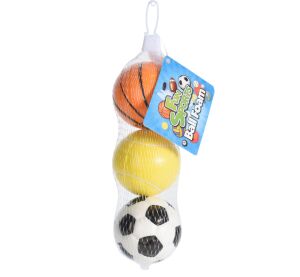 Sada 3 gumových míčků Sport