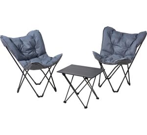 Kempingový set šedá