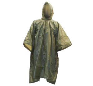 Pončo PVC olivové