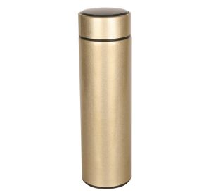 Termoska 450 ml s teploměrem zlatá