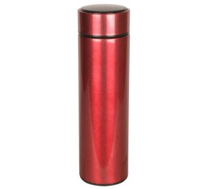 Termoska 450 ml s teploměrem červená