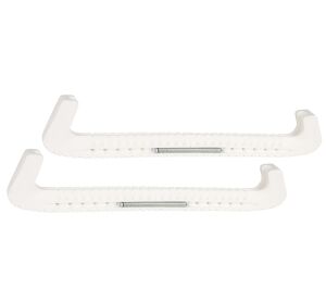 Chrániče bruslí s pružinou - bílá