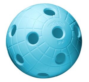 Unihoc CRATER florbalový míč - modrý