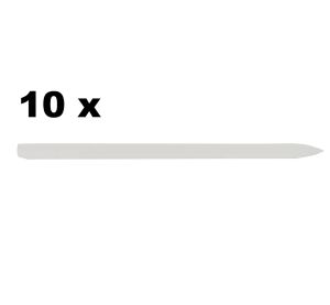 Kofixové svíčky - sada 10 ks čiré