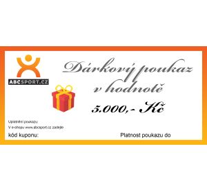 Dárkový poukaz na 5.000,- Kč
