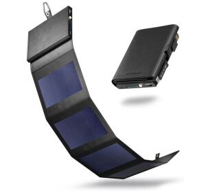 Solární powerbanka SUNSLICE Photon černá