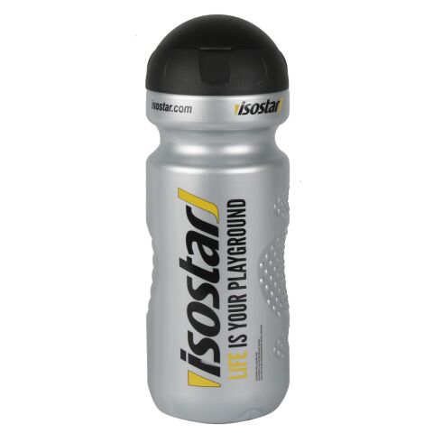 Láhev ISOSTAR  650 ml stříbrná klobouček