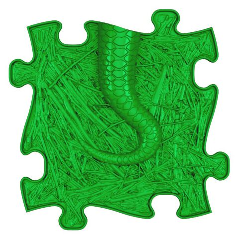 MUFFIK Hadí ocas - tvrdá zelená