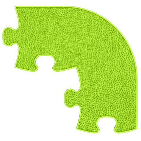 MUFFIK Zakončení Roh Tráva - tvrdá limetková