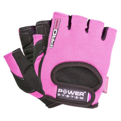 Fitness rukavice Power System Pro Grip růžová