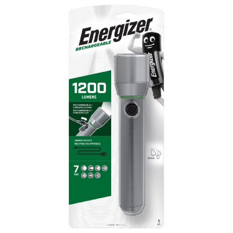 Energizer Metal Vision Ultra HD Rechargeable 1200lm USB