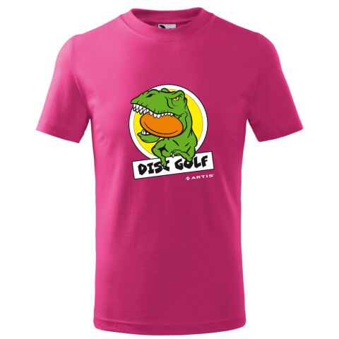 Dětské tričko Artis T-Rex - malinová