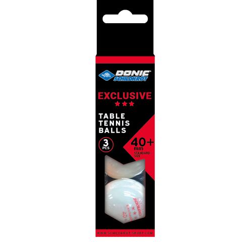 Míčky DONIC Exclusive 3* - 3 ks