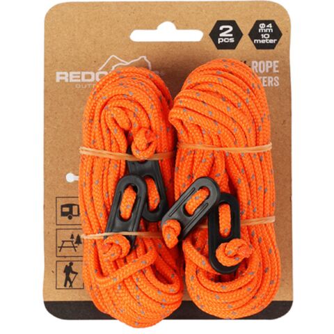 Redcliffs Stanové šňůry oranžové 2 ks