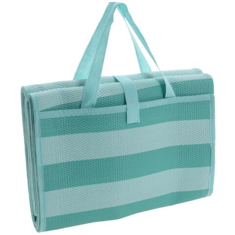 Plážové lehátko 200 x 150 cm zelená