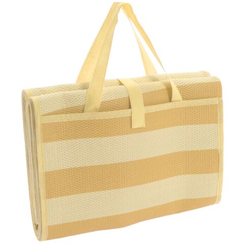 Plážové lehátko 200 x 150 cm žlutá