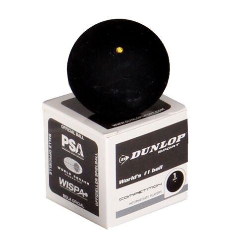 Squashový míček Dunlop COMPETITION - žlutá