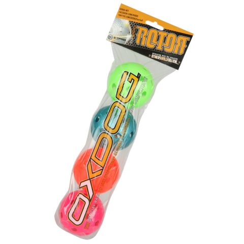 Florbalové míče Freez Official sada 4 ks