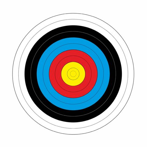 Terč Yate 80 cm - 10 ks