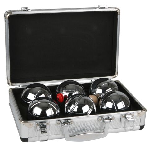 Petanque sada Alu kufr - 6 koulí