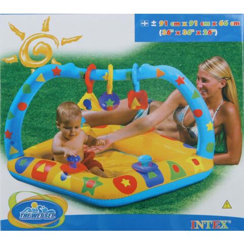 Dětský bazén Intex pro nejmenší s hračkami  91 x 91 x 66 cm