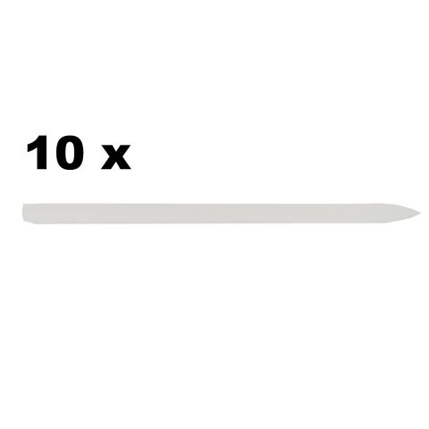 Kofixové svíčky - sada 10 ks čiré