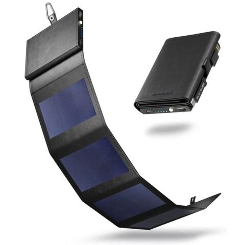 Solární powerbanka SUNSLICE Photon černá